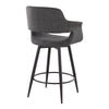 Vintage Flair - 26" Fixed-Height Counter Stool (Set of 2) - Black Legs