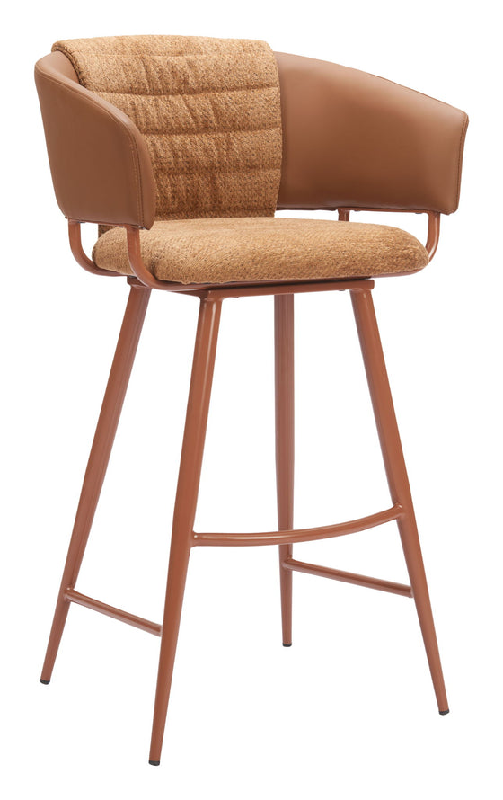Juno - Barstool (Set of 2) - Brown