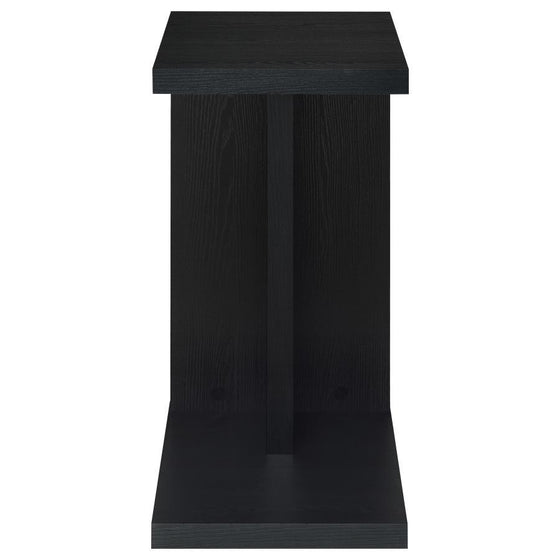 Clower - Engineered Wood C-Shaped Sofa Side Table