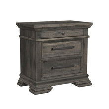  Park Ridge - 3-Drawer Nightstand - Charcoal