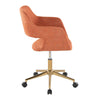 Margarite - Task Chair - Gold Base