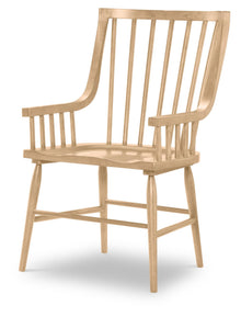  XXX's And OOO's - Windsor Arm Chair (Set of 2) - Amber