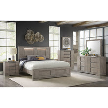  Kelis - 3 Drawer Nightstand With USB - Grey