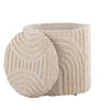 Tahoe - Sand Ottoman - Beige Cotton