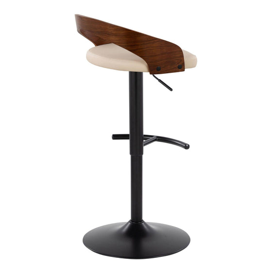 Grotto - Adjustable Barstool (Set of 2) - Black