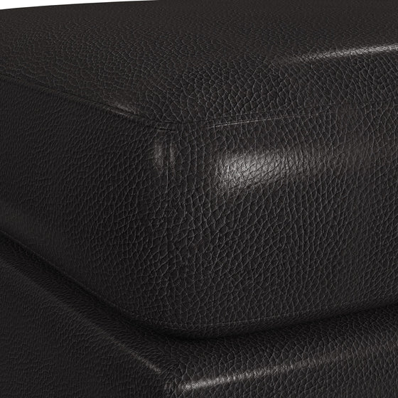 Horizon - Ottoman With Wood Base