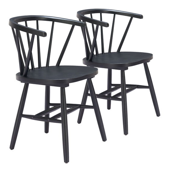 Stenger - Dining Chair (Set of 2) - Black