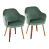 Buena - Dining Chair (Set of 2) - Walnut Wood Legs