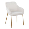 Daniella - Dining Chair - Gold Metal (Set of 2)