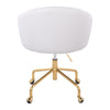 Claire - Task Chair - Gold Base