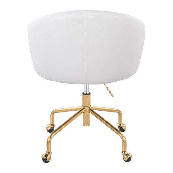 Claire - Task Chair - Gold Base