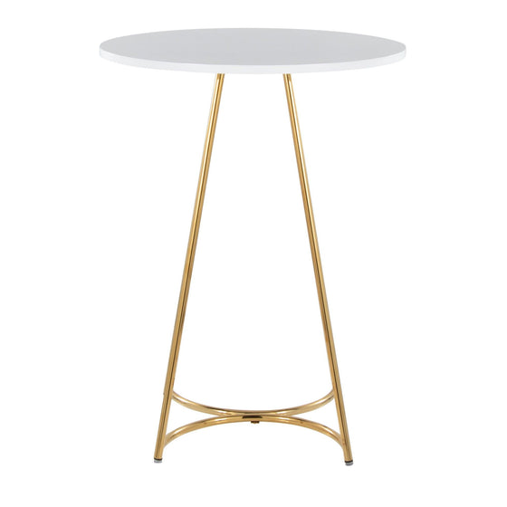 Cece - Counter Table - Gold Metal