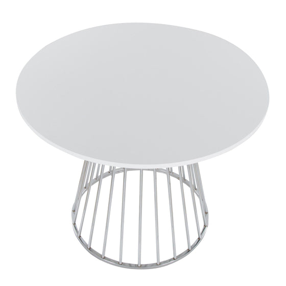 Canary - Cosmo Dining Table - Silver Base