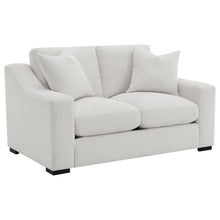  Ashlyn - Fabric Upholstered Track Arm Loveseat - Sand