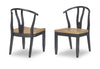 Franklin - Wishbone Back Side Chair (Set of 2) - Harvest Oak