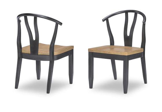 Franklin - Wishbone Back Side Chair (Set of 2) - Harvest Oak