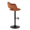 Margarite - Adjustable Barstool With Swivel - Black Metal (Set of 2)