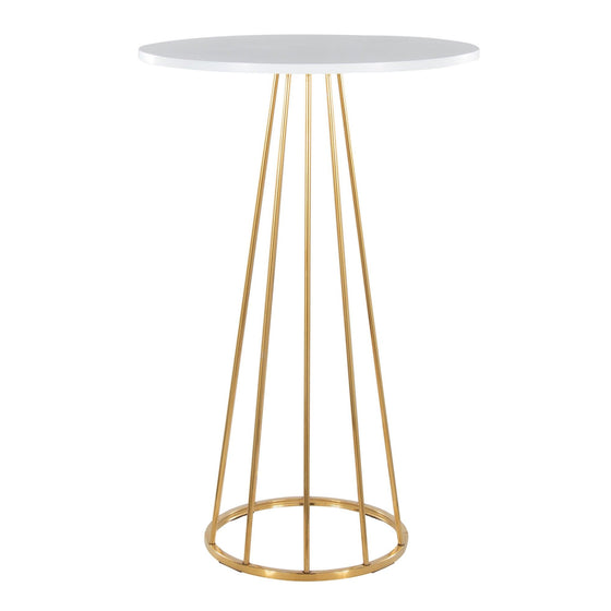 Canary - Bar Table - Gold Metal
