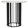 Haven - Round Genuine White Marble Top Table