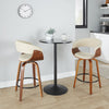 Vintage Mod - 26" Fixed-Height Counter Stool (Set of 2) - Black Footrest