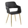 Margarite - Dining / Accent Chair - Gold Metal (Set of 2)