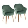 Buena - Dining Chair (Set of 2) - Zebra Wood Legs