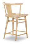 XXX's And OOO's - Counter Height Splat Back Chair (Set of 2) - Amber