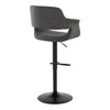 Vintage Flair - Adjustable Barstool (Set of 2) - Black
