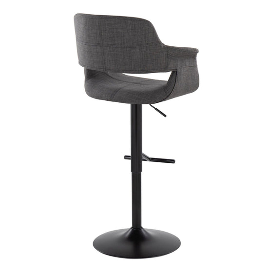 Vintage Flair - Adjustable Barstool (Set of 2) - Black