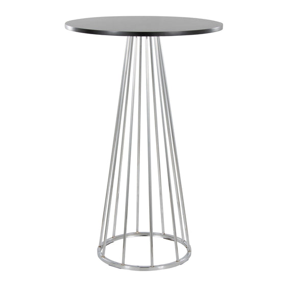 Canary - Bar Table - Chrome Metal