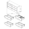 Winslow - 6-Drawer Dresser - Smokey Walnut