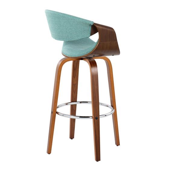 Curvini - 30'' Fixed-Height Barstool (Set of 2)