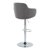 Boyne - Adjustable Barstool (Set of 2) - Chrome Base