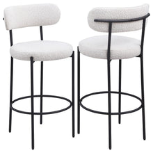 Viola - Boucle Upholstered Bar Stool (Set of 2)