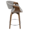 Curvini - 24'' Fixed-Height Counter Stool (Set of 2)