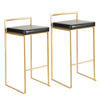 Fuji - Glam Barstool - Gold (Set of 2)