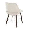 Fabrico - Accent / Dining Chair (Set of 2) - Dark Walnut Wood