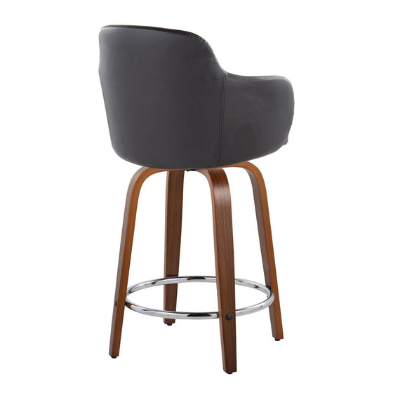 Boyne - 24" Counter Stool (Set of 2) - Wood Base
