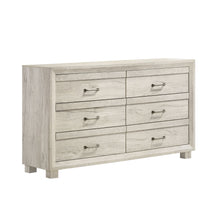  Fort Worth - 6 Drawer Dresser - White