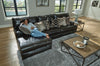 Como - Italian Leather Match Reclining Sectional