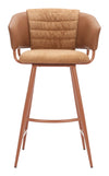 Juno - Barstool (Set of 2) - Brown
