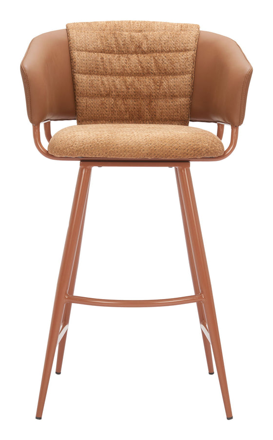 Juno - Barstool (Set of 2) - Brown