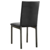 Garza - 5 Piece Rectangular Dining Table Set - Black