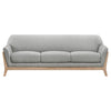 Vaughn - Fabric Upholstered Flared Arm Sofa Set