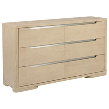  Ladera - 6-Drawer Bedroom Dresser - Light Elm