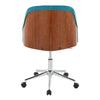 Bacci - Office Chair - Chrome Metal Base