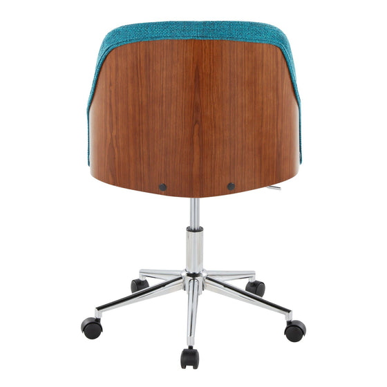 Bacci - Office Chair - Chrome Metal Base