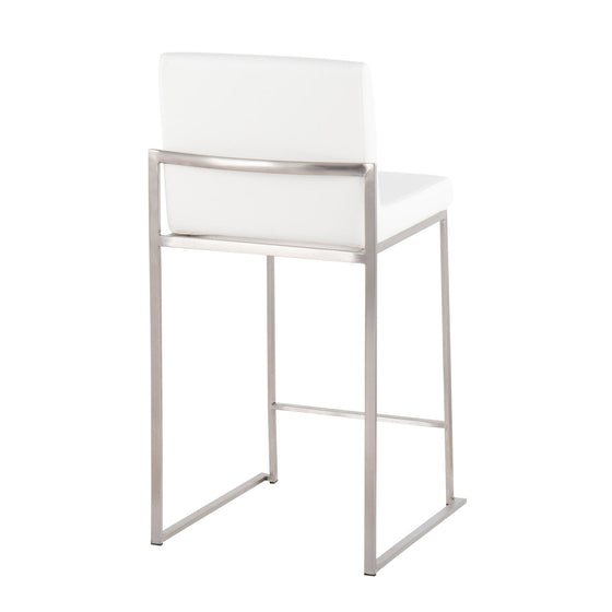 Fuji - High Back Upholstered Counter Stool Set