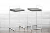 Fuji - Stackable Counter Stool - White Base (Set of 2)