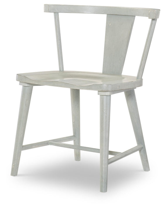 XXX's And OOO's - Splat Back Side Chair (Set of 2) - Bellflower